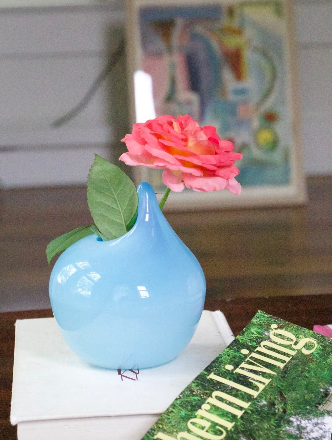 Sky Droplet Bud Vase