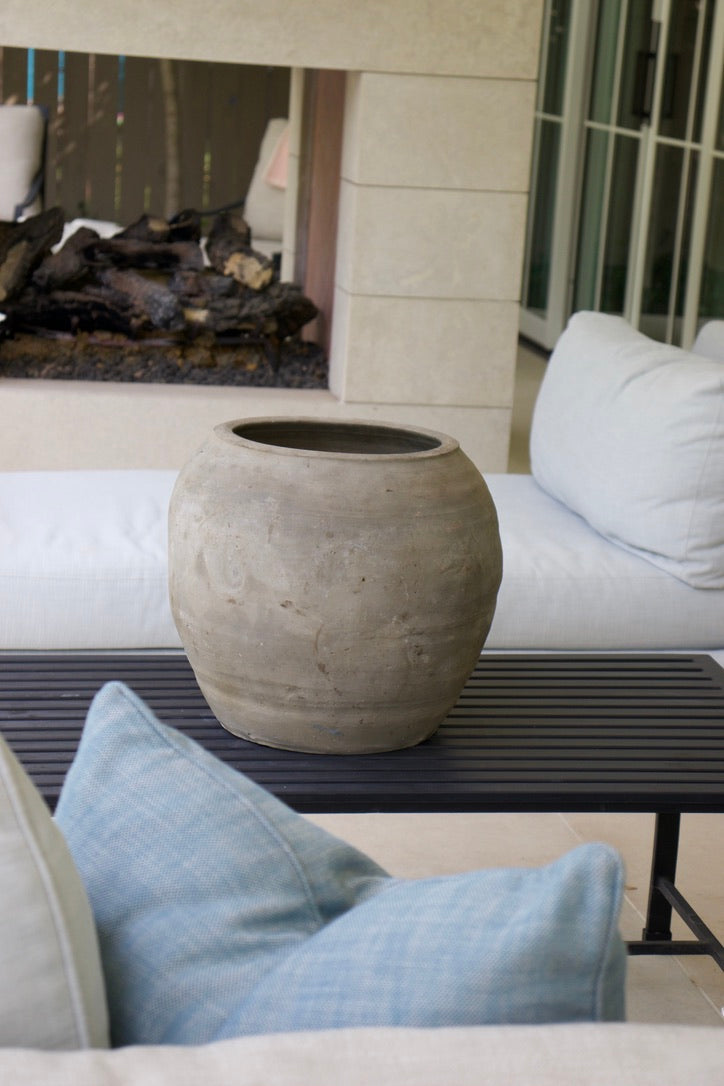Antique European Clay Planter