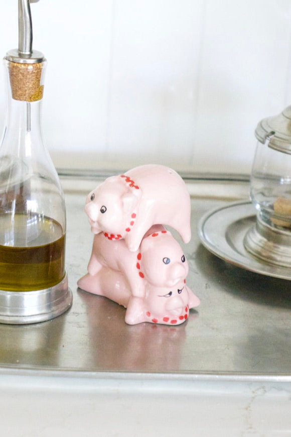 Pile On Pigs Salt + Pepper Shakers