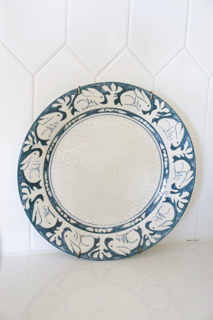 Dedham Bunny Plate