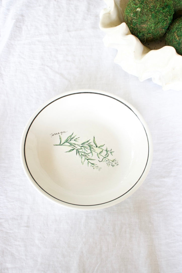 Garden Herb Serving Bowls