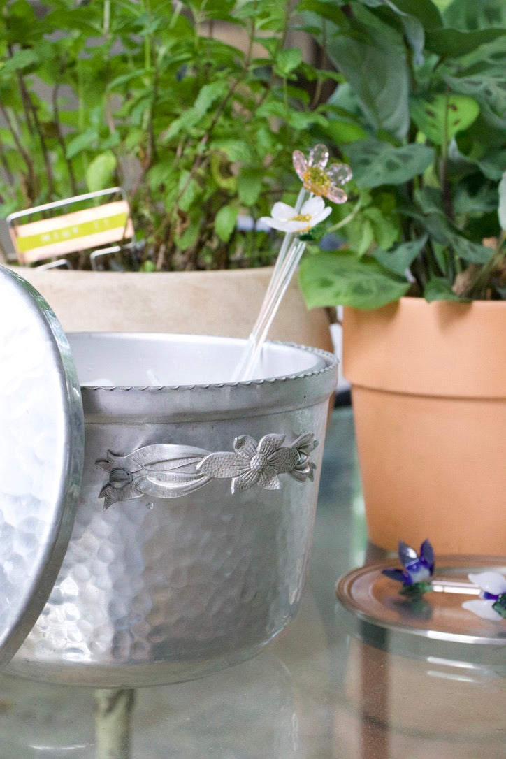 Silver Tulip Ice Bucket