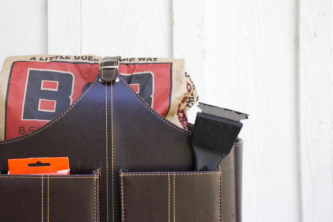 Leather Grill & Garden Tote