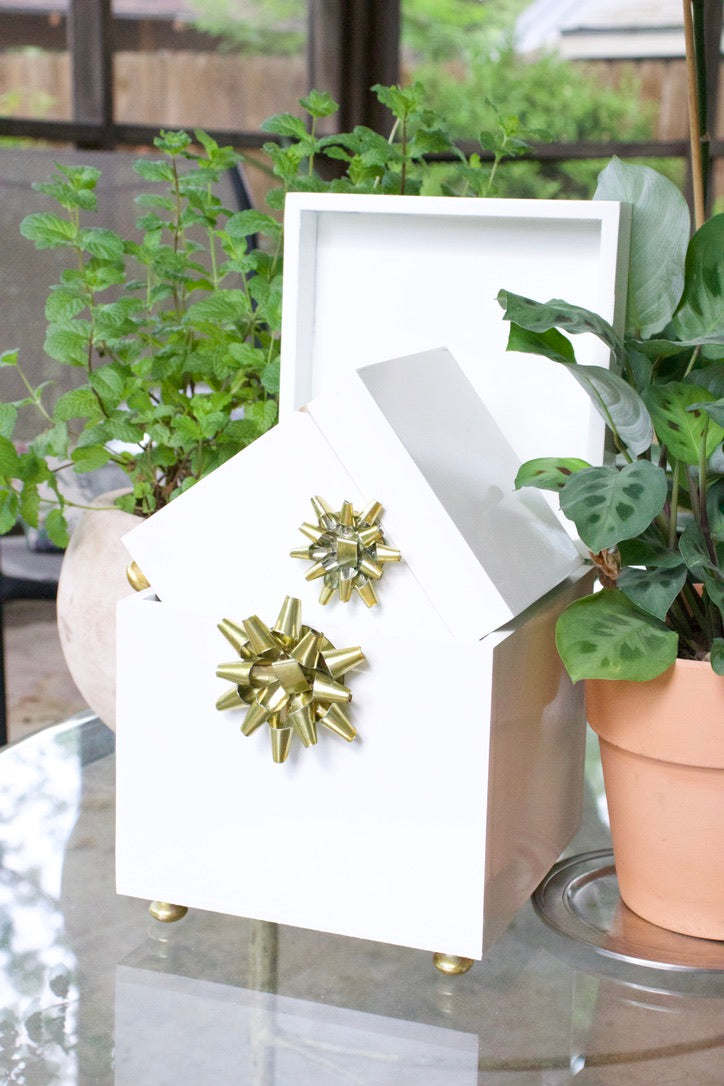 Nesting Brass Gift Boxes