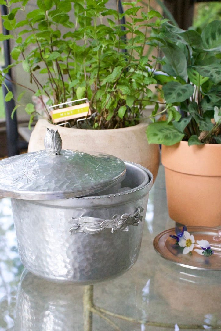Silver Tulip Ice Bucket