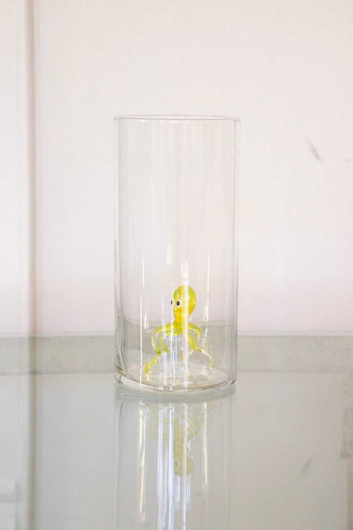 Glass Octopus Carafe