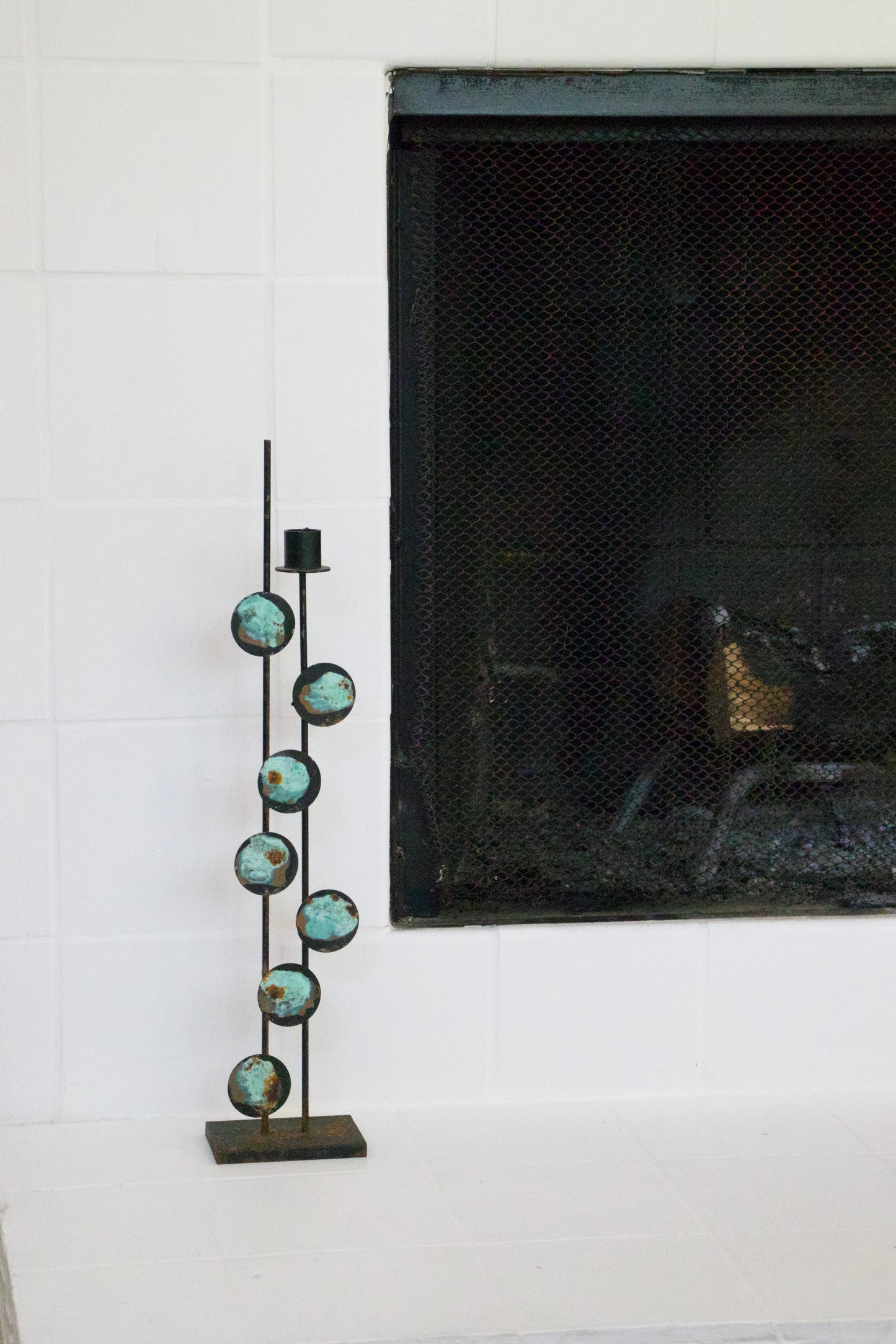 Rick Martin Iron Candlestick