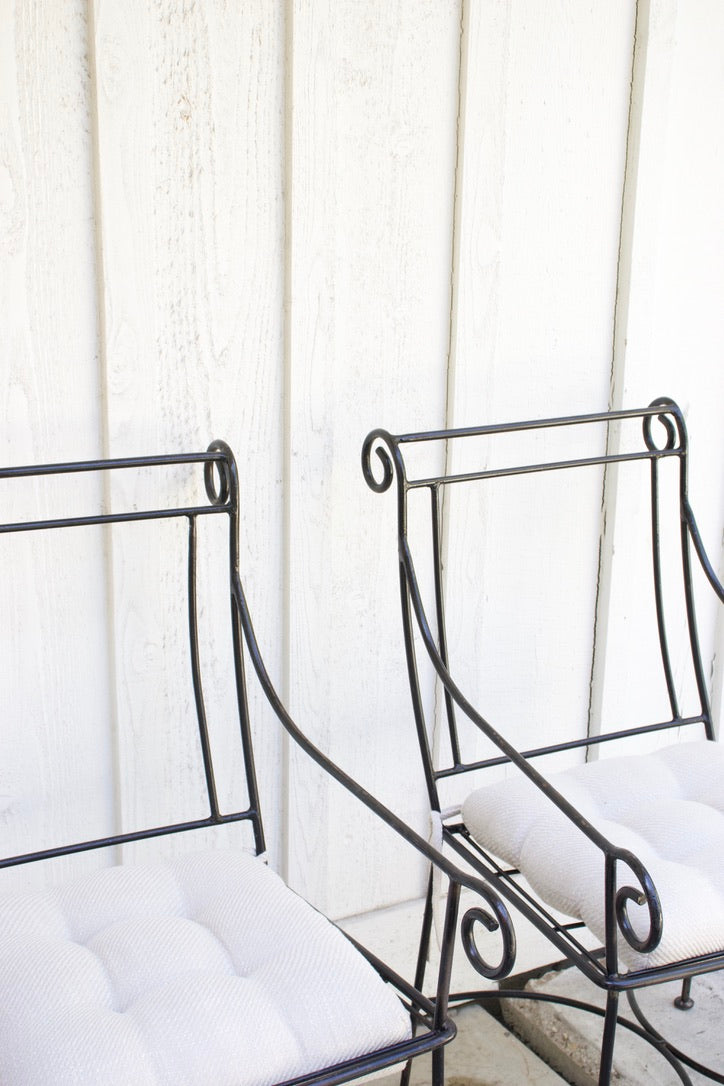Salterini Style Scroll Villa Chairs