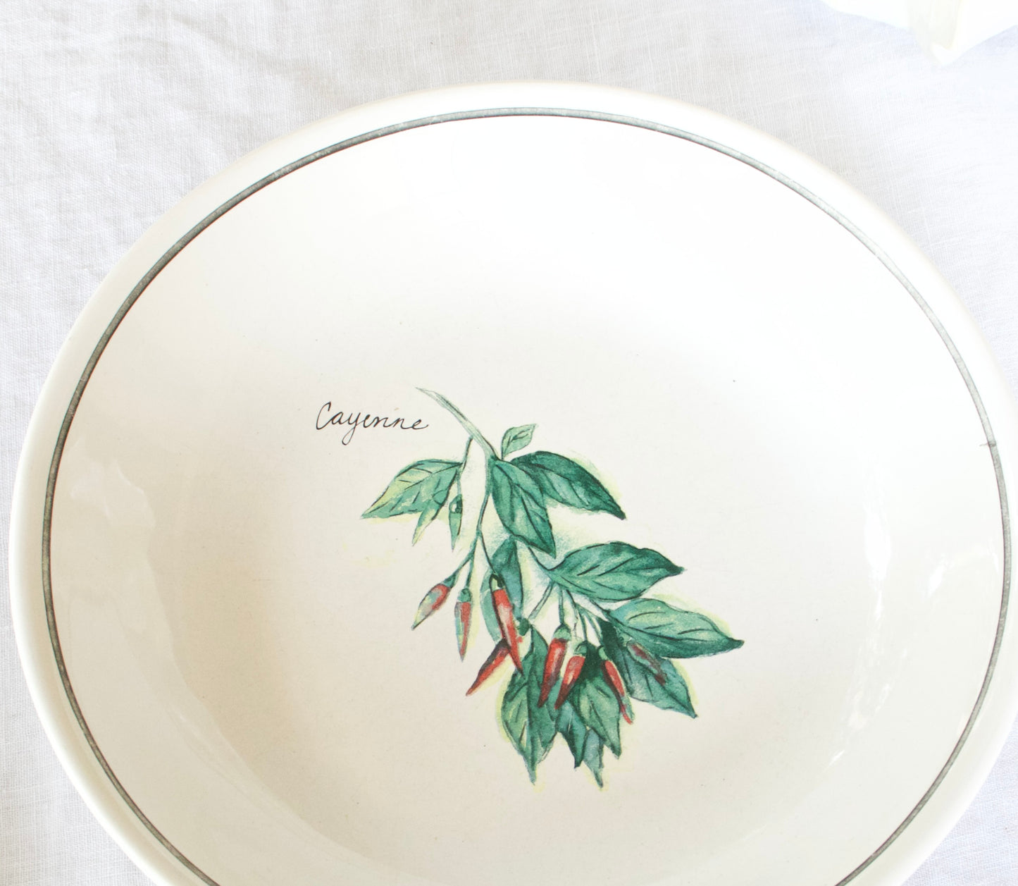 Garden Herb Serving Bowls