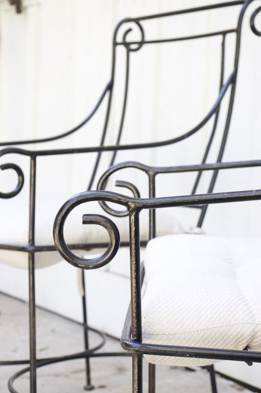 Salterini Style Scroll Villa Chairs