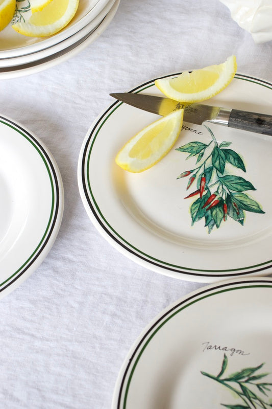Garden Herb Salad Plates