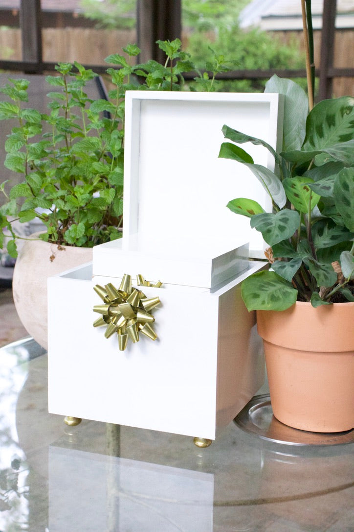 Nesting Brass Gift Boxes